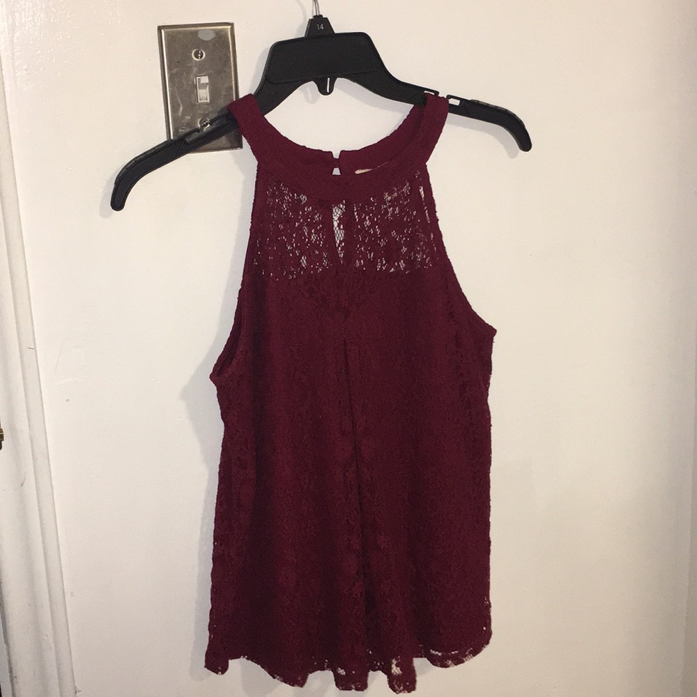 Maroon blouse